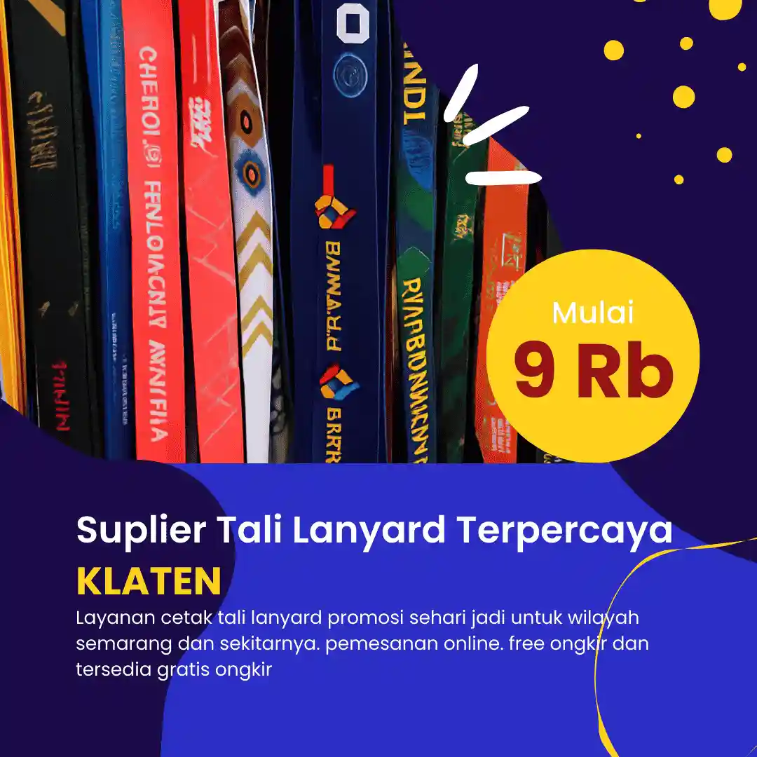 Supplier Lanyard Terpercaya di Klaten